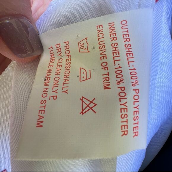 Flirt by Maggie Sottero NWT formal dress 🔥 white and gold beaded bodice 🔥 SZ 6 - Picture 12 of 12